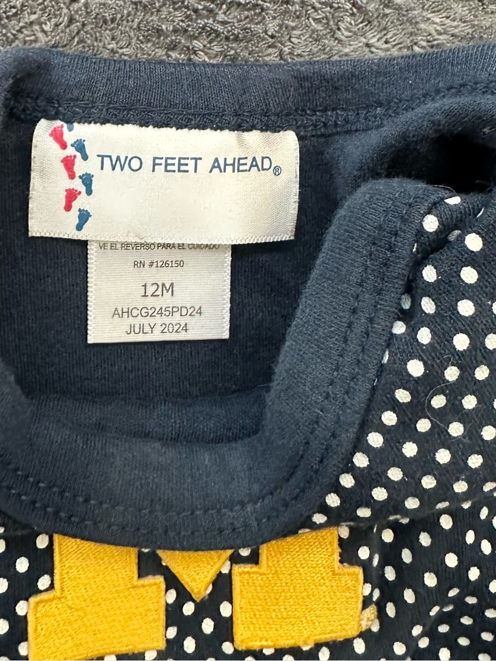 Michigan onesie with tutu - Picture 3 of 3